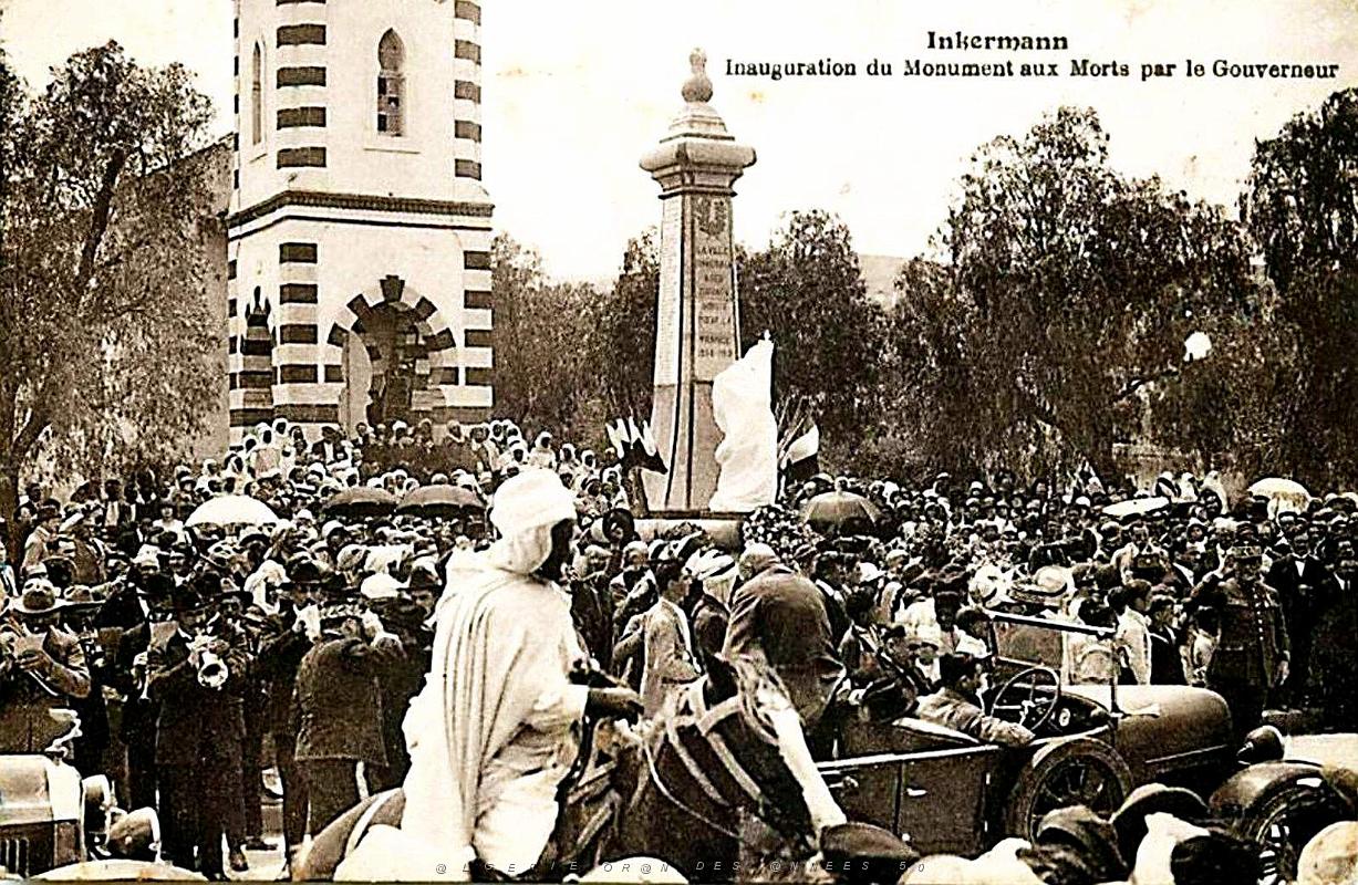 Inkermann - Inauguration du Monument aux Morts par le Gouverneur - 1927.jpg